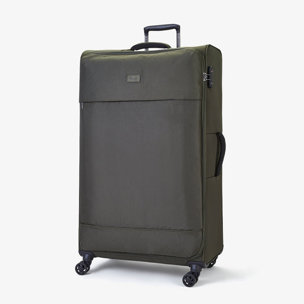 Paris Extra Large Suitcase in Olive Green