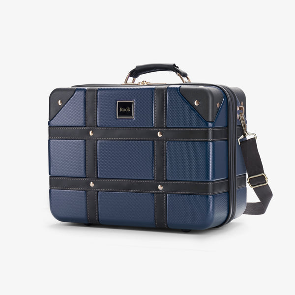 Vintage Vanity Suitcase in Navy