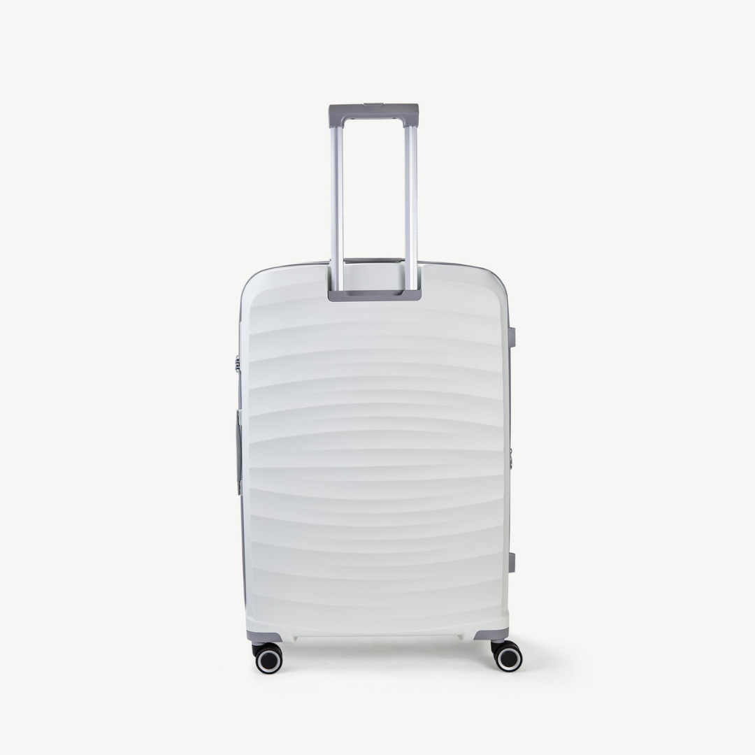 White luggage discount
