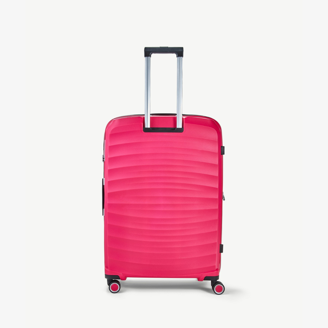 Sunwave Large Suitcase in Pink