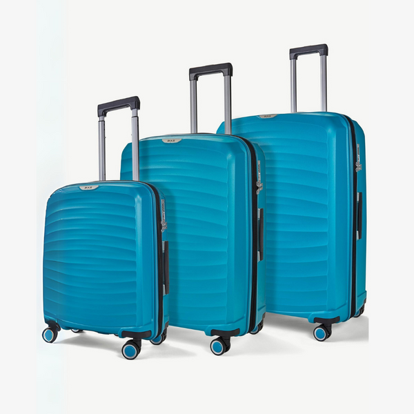 Sunwave Set of 3 Suitcases in Blue