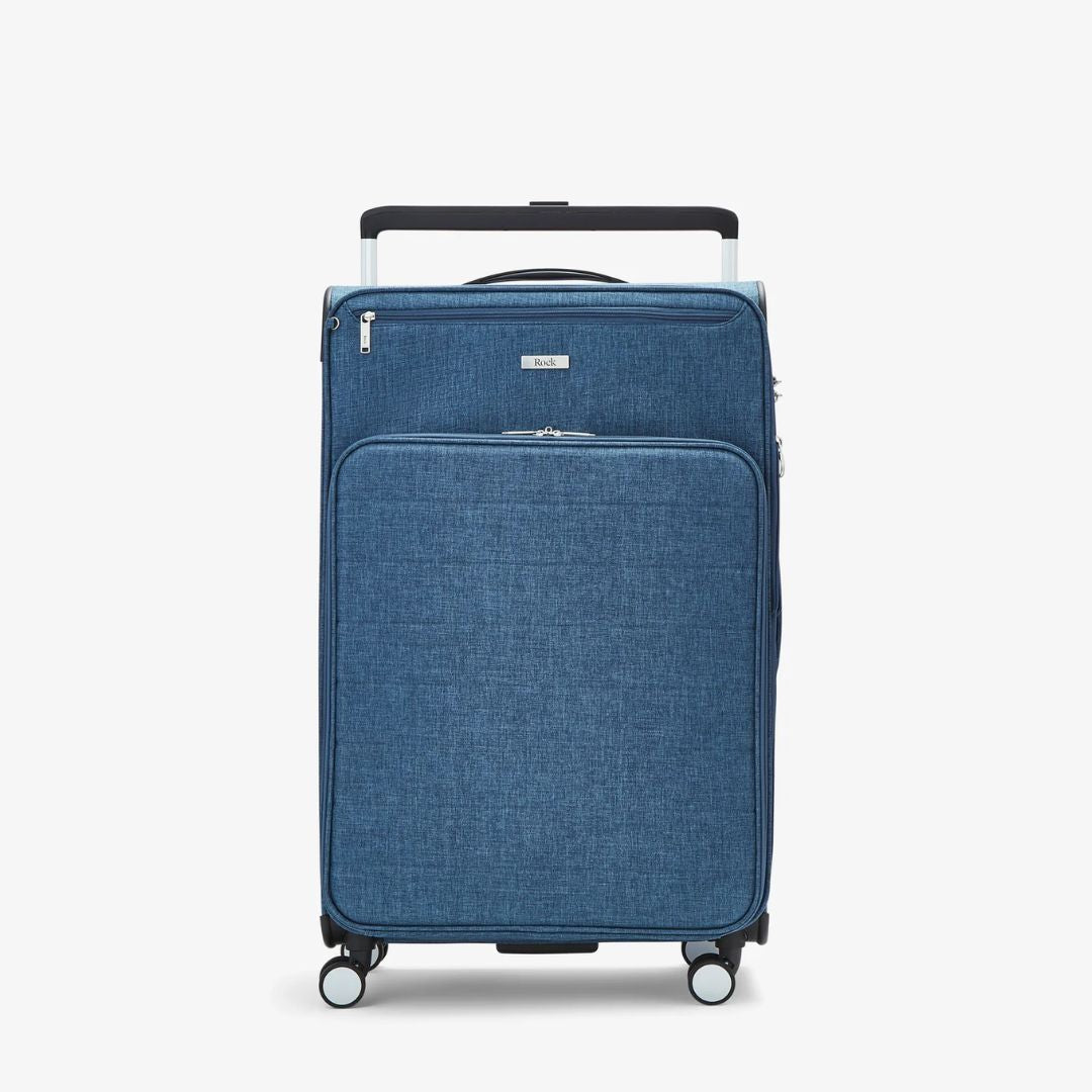 Rocklite DLX Large Suitcase in Denim Blue