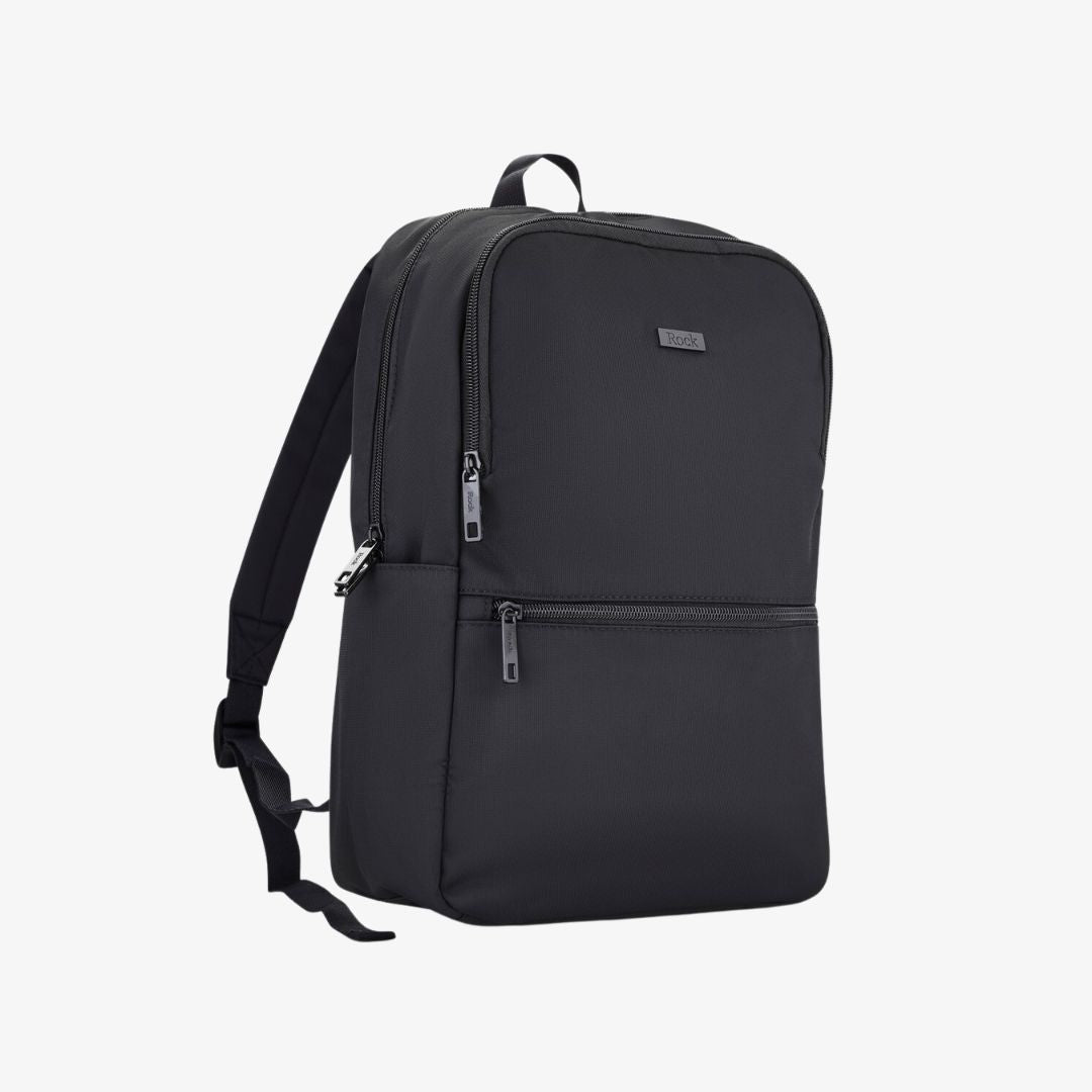 cabin luggage laptop backpack Platinum Laptop Carry-on Backpack in Black – Rock Luggage