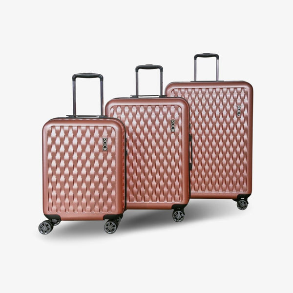 Allure Set of 3 Suitcases in Rose Pink