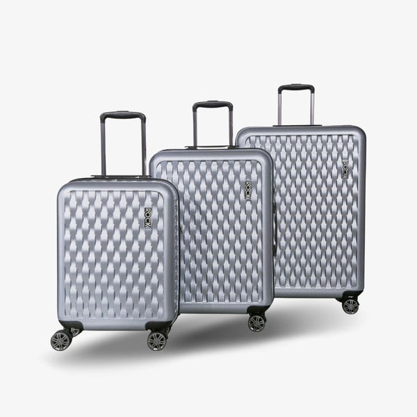 Allure Set of 3 Suitcase in Silver