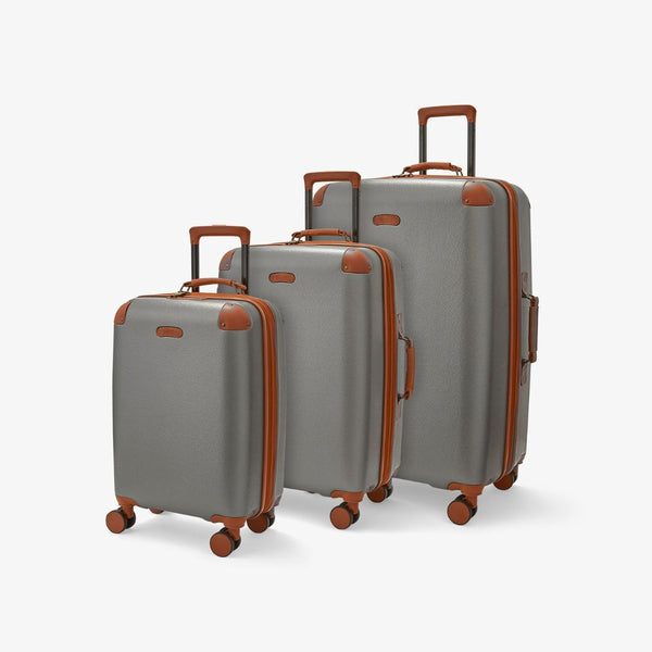 Carnaby Set of 3 Suitcases in Platinum