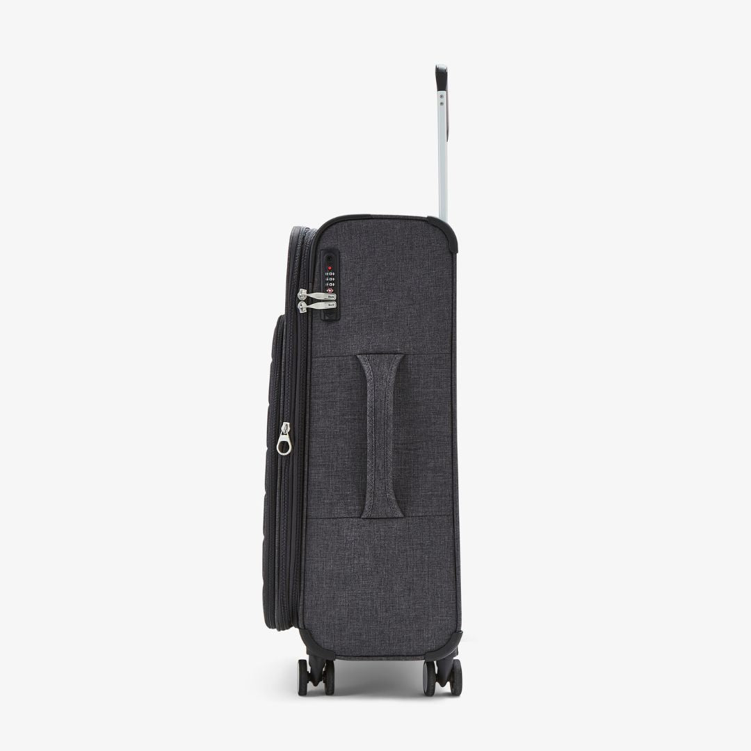 Rocklite DLX Medium Suitcase in Charcoal