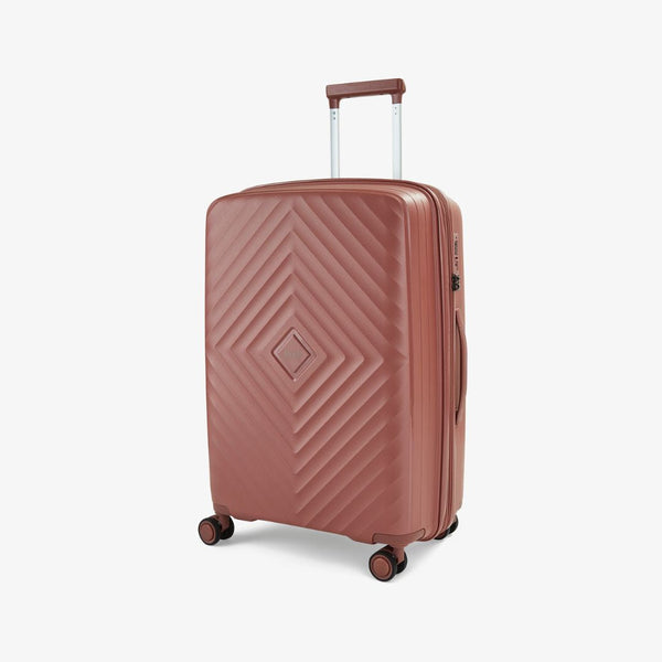 Infinity Medium Suitcase in Dusky Pink