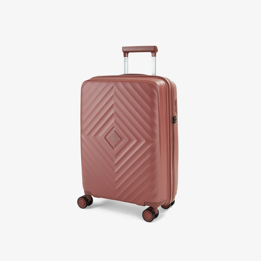 Infinity Small Suitcase in Dusky Pink