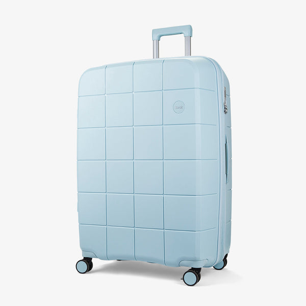 Pixel Large Suitcase in Pastel Blue