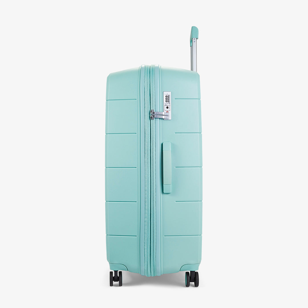 Pixel Large Suitcase in Pastel Green