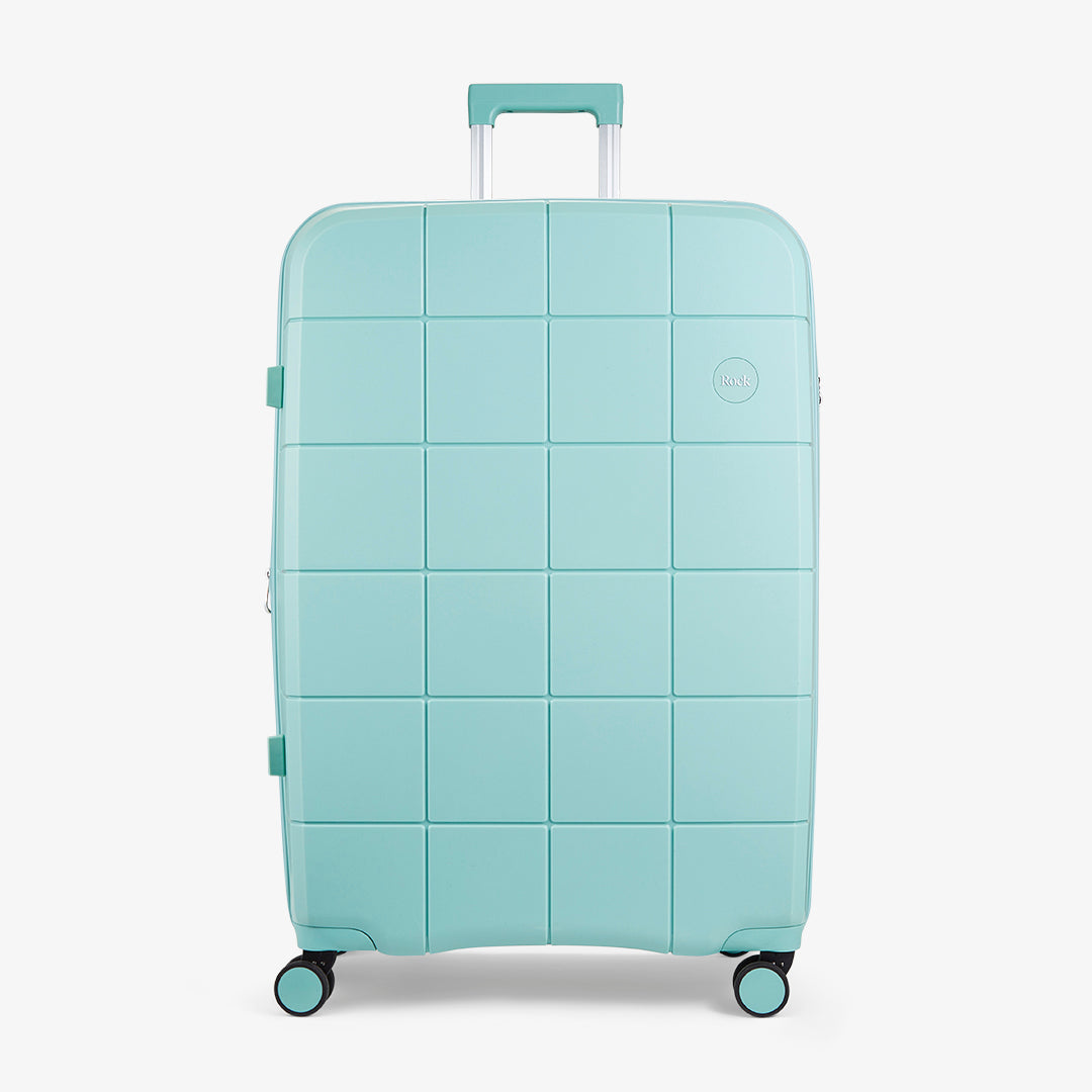Pixel Large Suitcase in Pastel Green