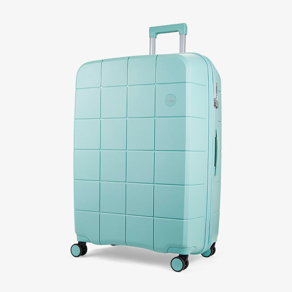 Pixel Large Suitcase in Pastel Green