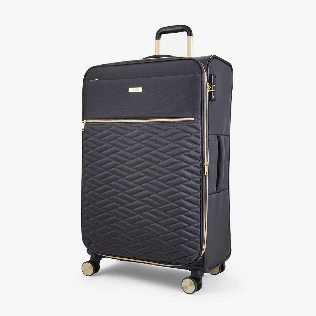 Sloane Large Suitcase Charcoal Rock Luggage