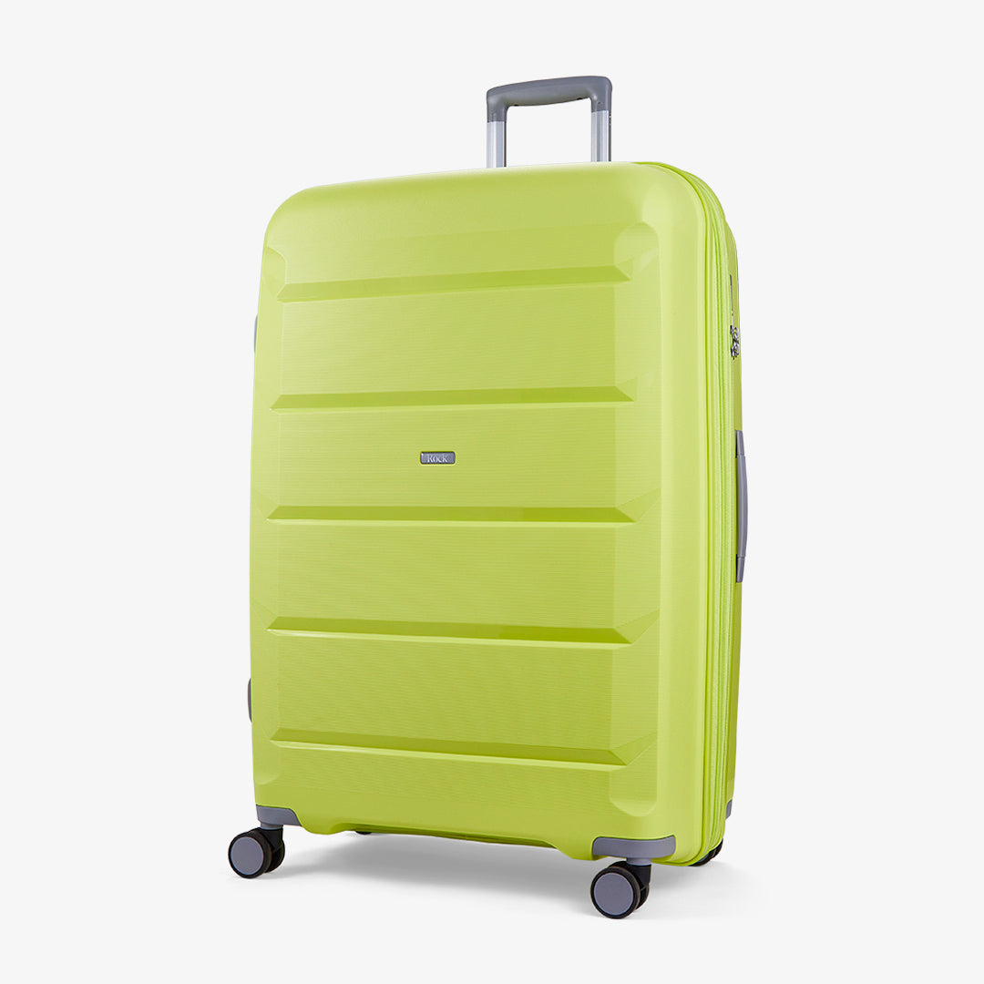 Tulum Set of 3 Suitcases in Lime
