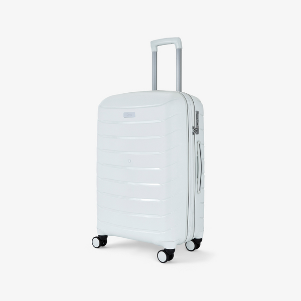 Prime Medium Suitcase in White