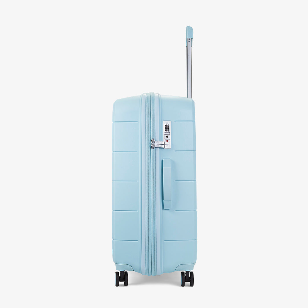 Pixel Medium Suitcase in Pastel Blue