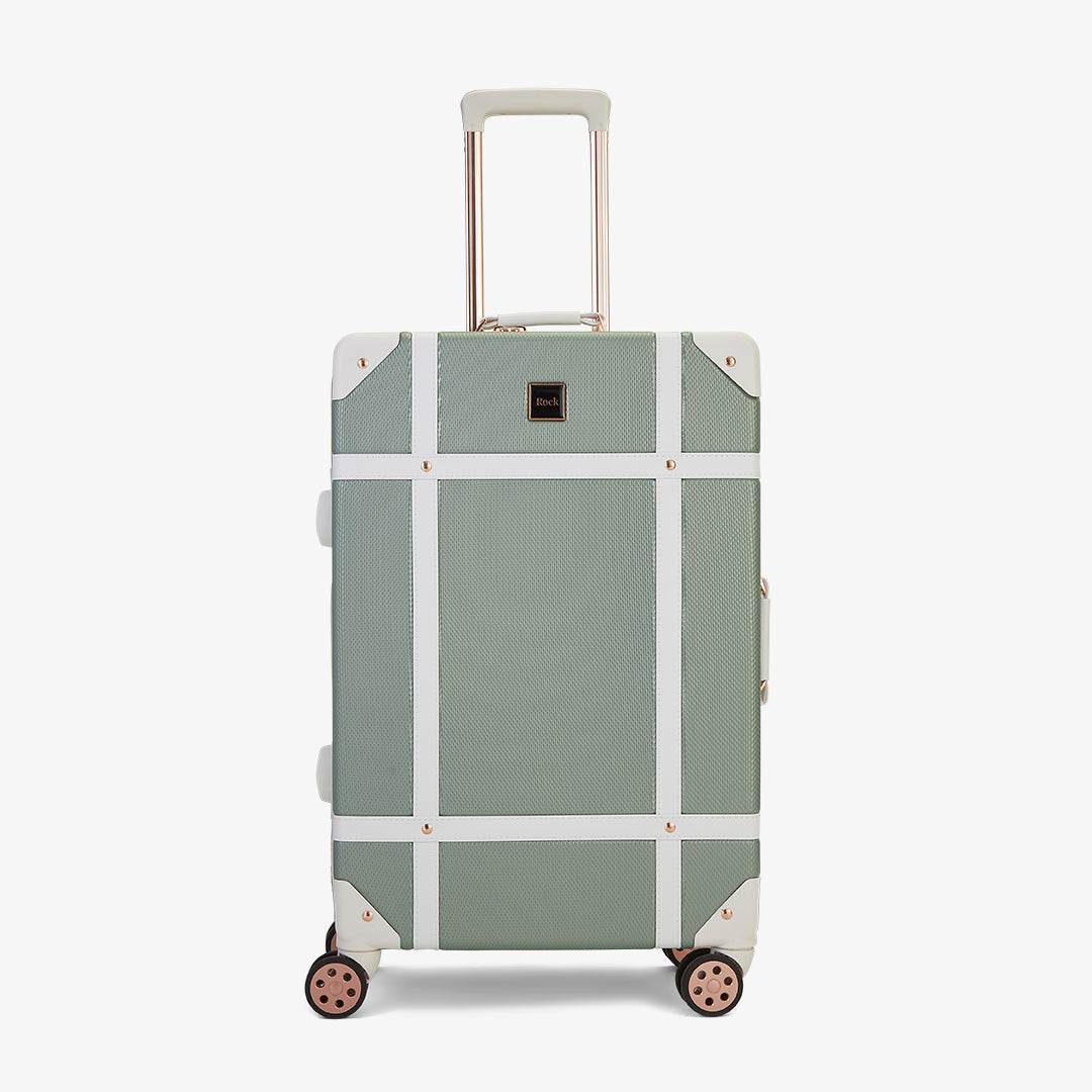 Vintage Medium Suitcase in Sage Green