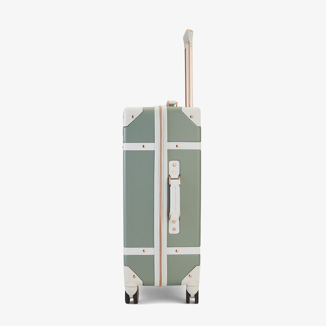 Vintage Medium Suitcase in Sage Green