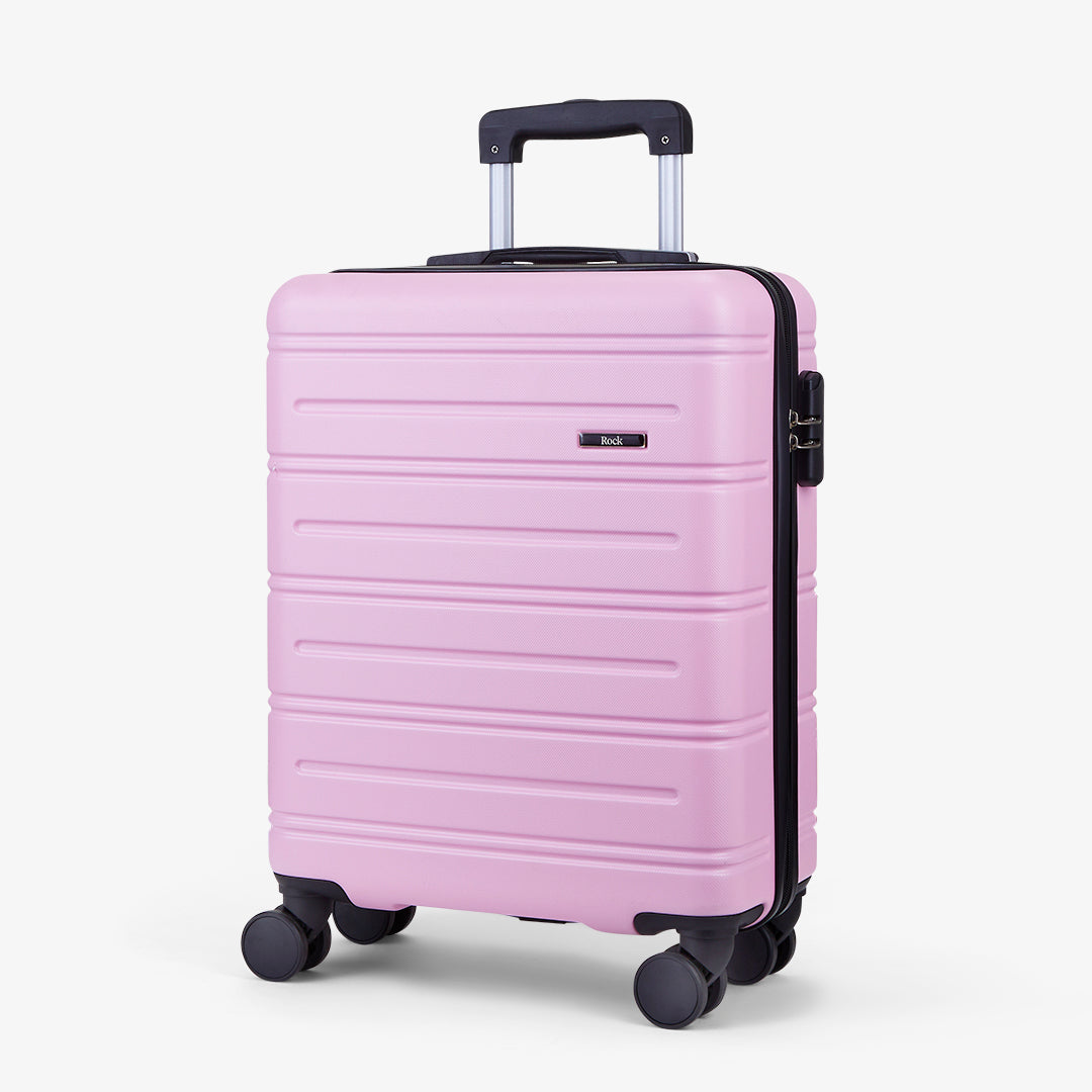 Lisbon Small Suitcase | Powder Pink | Rock Luggage