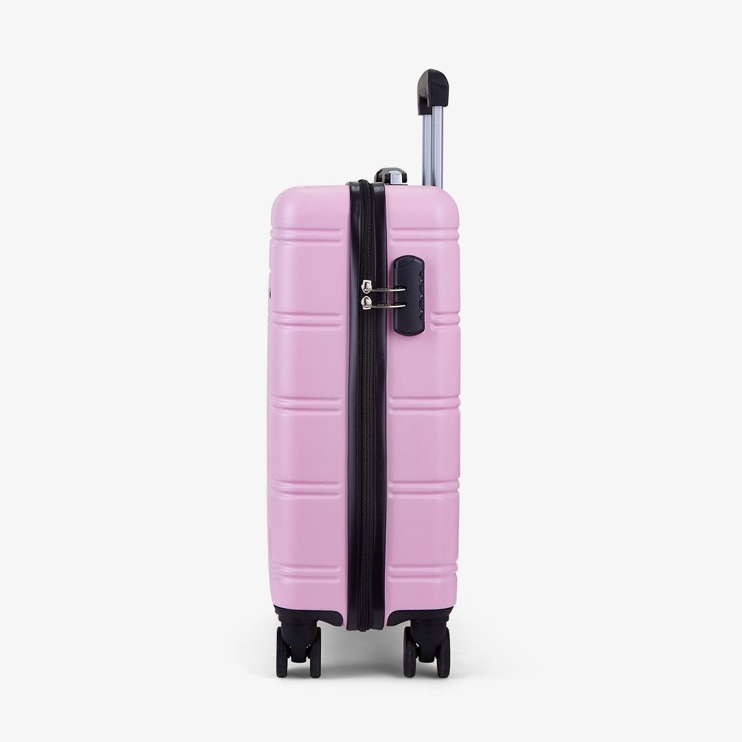 Lisbon Small Suitcase | Powder Pink | Rock Luggage