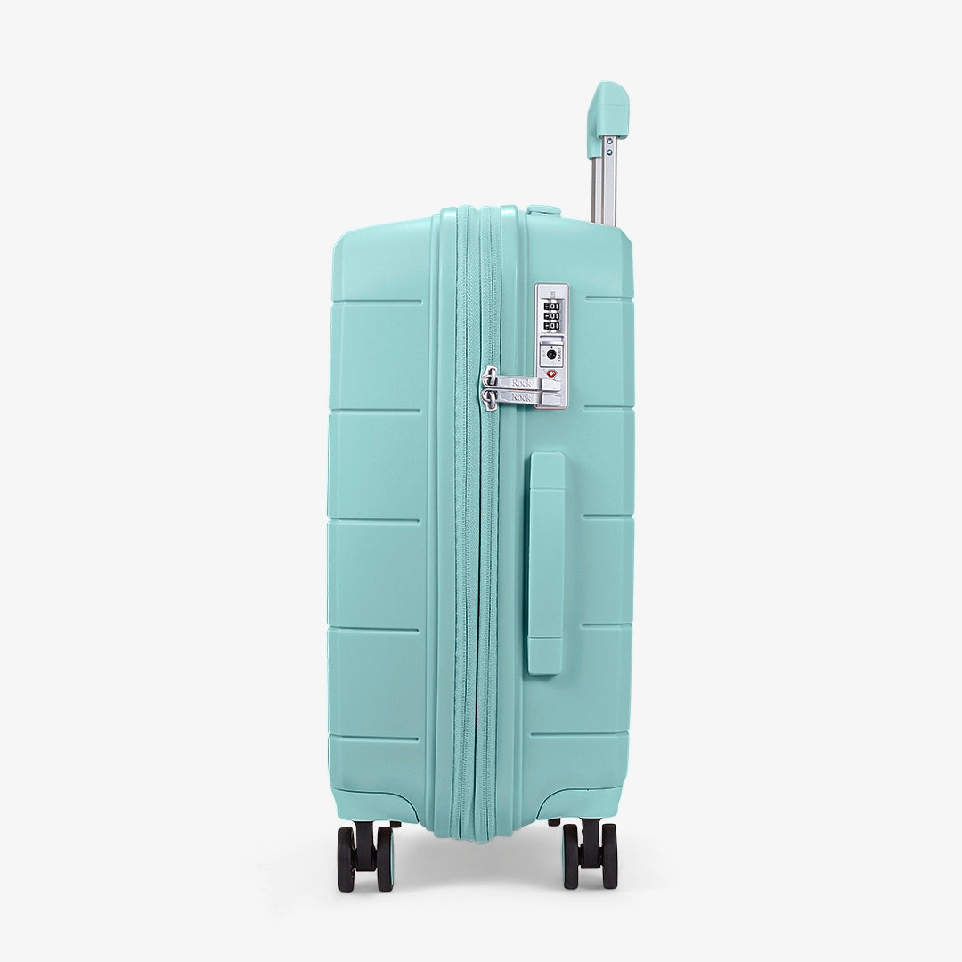 Pixel Small Suitcase in Pastel Green