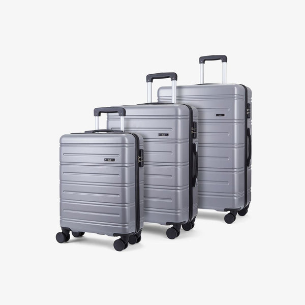 Lisbon Set of 3 Suitcases in Grey