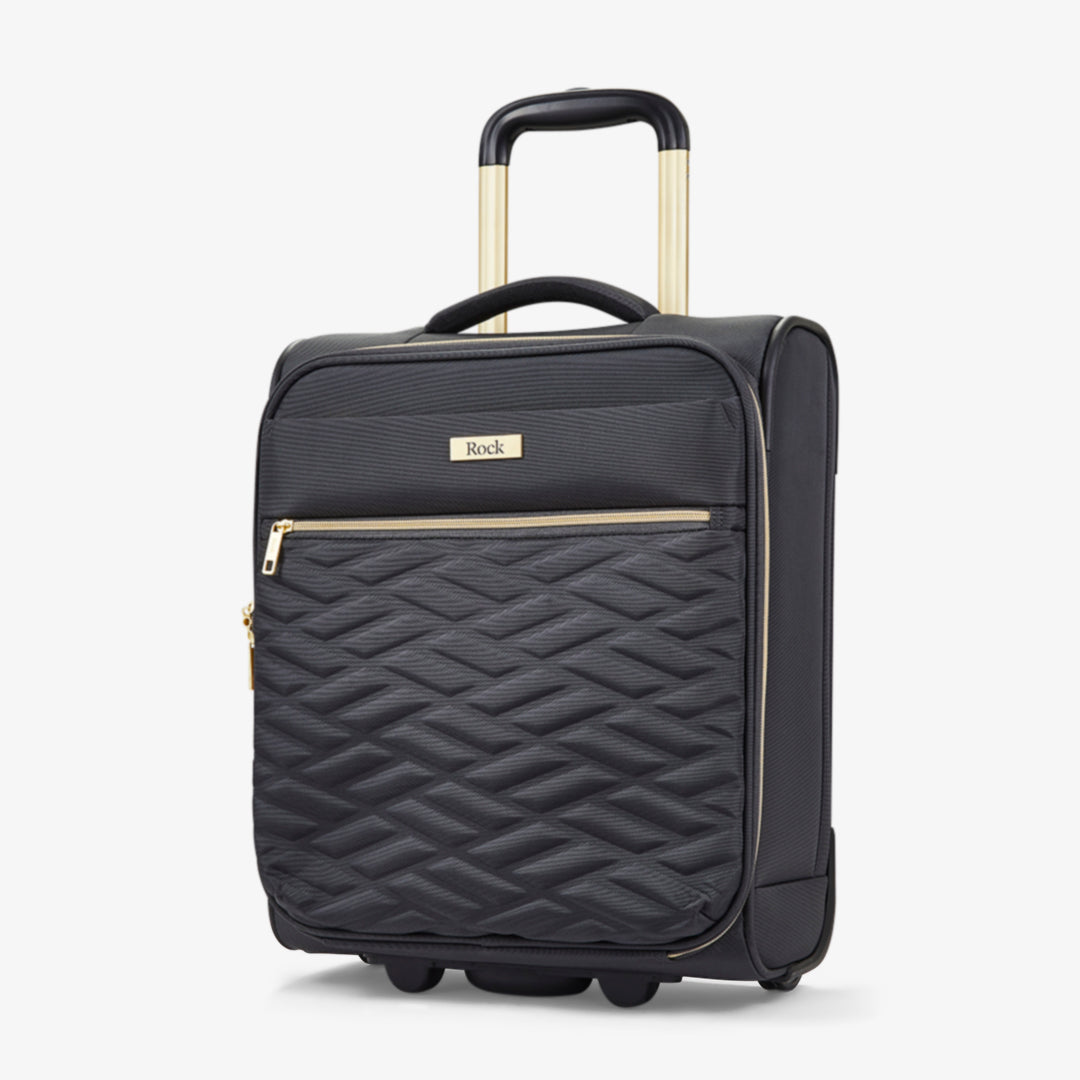 Sloane Underseat Cabin Suitcase Charcoal Rock Luggage