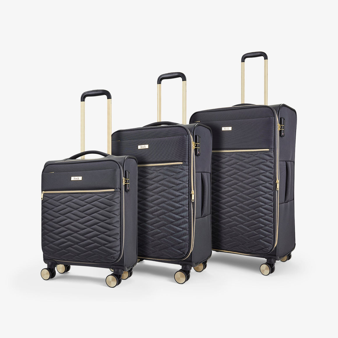 Sloane Set of 3 Suitcase in Charcoal