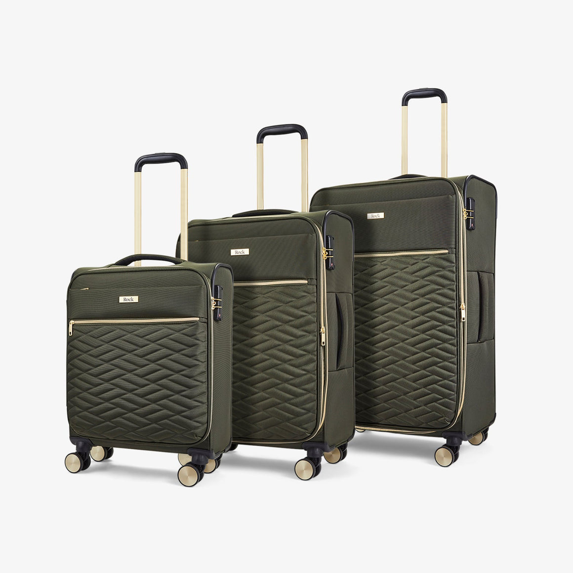 Sloane Set of 3 Suitcase in Khaki
