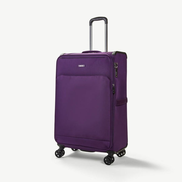 Georgia Large Suitcase Purple Rock Luggage