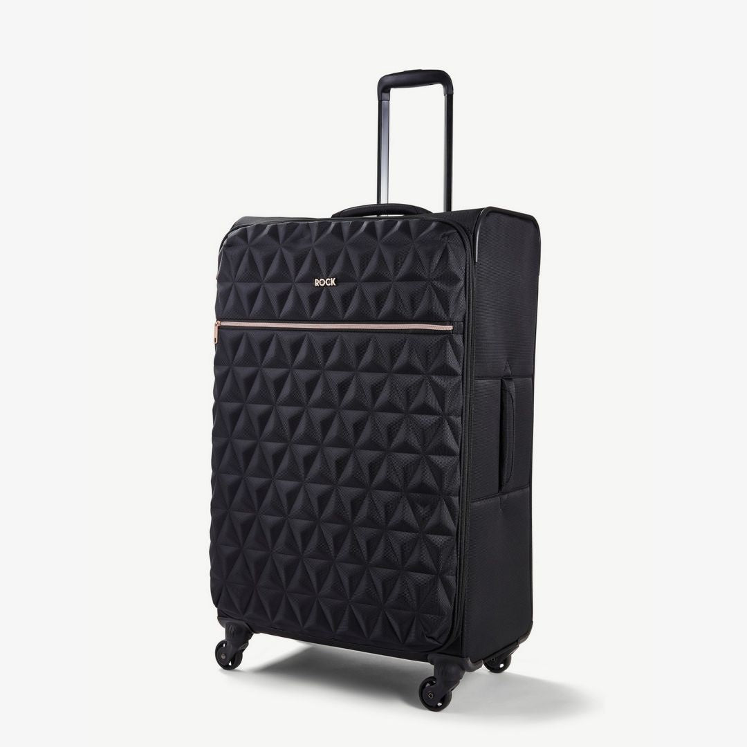 Jewel Set of 3 Suitcases in Black