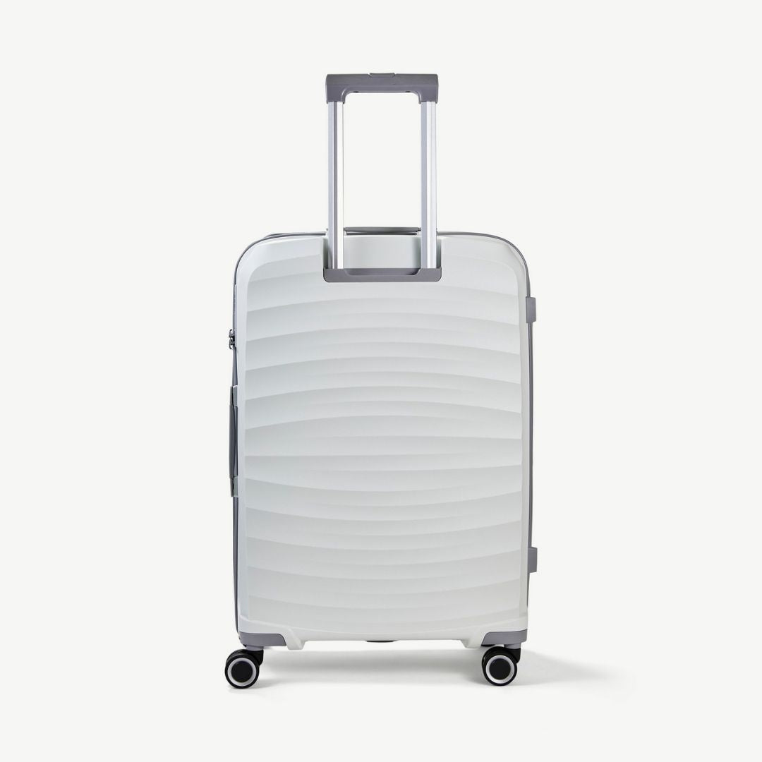 Sunwave Medium Suitcase in White