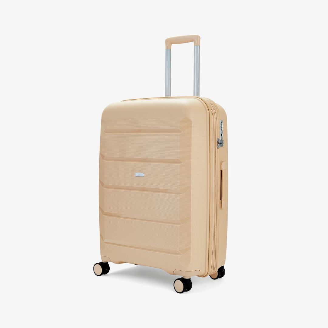 Tulum Medium Suitcase in Beige